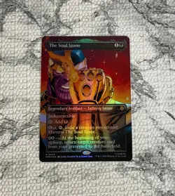 The Soul Stone Foil Borderless Marvel's Spider-Man NM MTG - Image 2