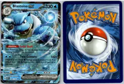 Blastoise ex 009/165 Double Rare 151 Pokemon - Image 3