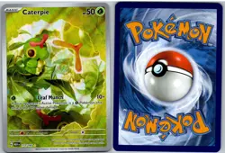 Caterpie 172/165 Illustration Rare 151 Pokemon NM - Image 3