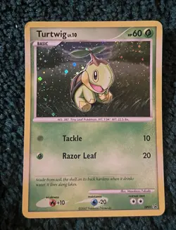 Pokemon Turtwig DP01 DP Black Star Promo Holo - Image 1