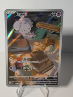 2026 Pokemon Perfect Order Espurr #095/088 Illustration Rare NM - Image 1