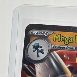 Pokemon TCG Mega Lucario ex 077/132 Me01: Mega Evolution Holo Double Rare - Image 2