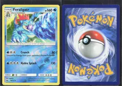 FERALIGATR 20/73 UC SHINING LEGENDS POKEMON REVERSE HOLO NM/M - Image 1