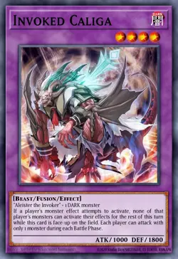 BLGG-EN084 Invoked Caliga Ultra Rare Yu-Gi-Oh! NEW - Image 1