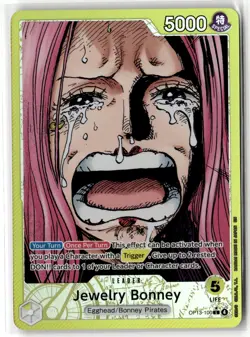 Jewelry Bonney (100) (Alternate Art) OP13-100 One Piece Foil NM - Image 1