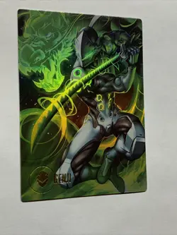 Genji Overwatch Hero Art FPS Video Game ACG Goddess Story Card Holo Anime Hot - Image 5