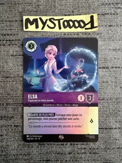Carte Lorcana Disney TCG Elsa 208/204 Epic Chapitre 10 Francais Exc - Image 1