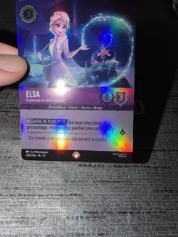 Carte Lorcana Disney TCG Elsa 208/204 Epic Chapitre 10 Francais Exc - Image 5
