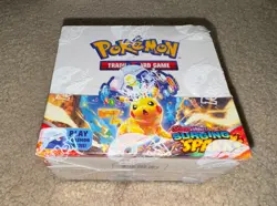 Pokemon TCG Scarlet & Violet Surging Sparks Booster Box New Sealed NO RIPS/TEARS - Image 1