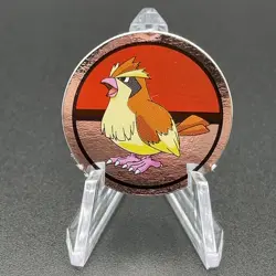 Pidgey Pokemon Paper Ginpika Medal Card Nintendo Japanese Rare TCG S206-93 - Image 1