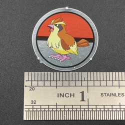 Pidgey Pokemon Paper Ginpika Medal Card Nintendo Japanese Rare TCG S206-93 - Image 2