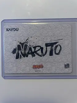 KAYOU Sasuke Uchiha Naruto NRSA03-MR-008L4 Card Full Art Holo - Image 2