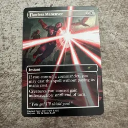 Flawless Maneuver - Custom Art MTG Magic The Gathering Playtest Card - Image 1