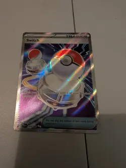 Pokemon SWITCH 123/94 Common Holo Ultra Rare Trainer Card TCG Phantasmal Flames - Image 1