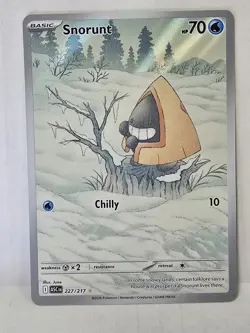 Pokemon TCG Snorunt Ascended Heroes 227/217 Holo Illustration Rare NM - Image 1