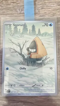 Snorunt 227/217 Pokemon Card Ascended Heroes Illustration Rare Nm Pack Fresh - Image 2