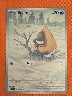 Pokemon Ascended Heroes - Snorunt 227/217 Illustration Rare Pack Fresh NM - Image 1