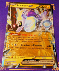 Pokemon French Card Promo Carte Miraidon EX 081/198 FR 2023 - Image 1