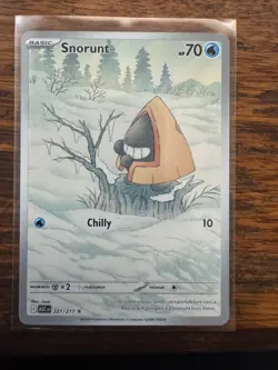 Pokemon Snorunt Illustration Rare Ascended Heroes 227/217 Card NM - Image 1