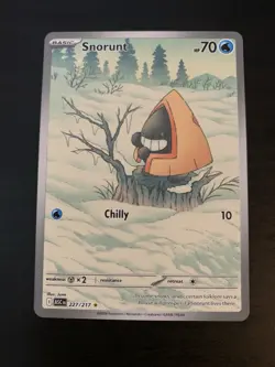 Pokemon TCG Snorunt 227/217 Illustration Rare Ascended Heroes Holo NM Pack Fresh - Image 1