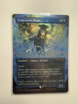 Snapcaster Mage (Borderless) (Chocobo Track Foil) ✅ Final Fantasy ✅ Magic (mtg) - Image 1