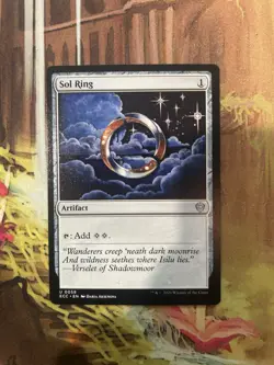 Sol Ring (0058) 58 Commander: Lorwyn Eclipsed NM - Image 1