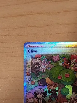 Clive 236/091 Special Illustration Rare, Paldean Fates Full Art Holo Pokemon TCG - Image 3