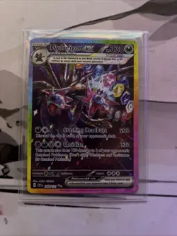 Pokemon TCG Hydreigon EX Surging Sparks SAR 240/191 Mint Condition - Image 1