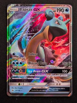 Lapras GX 35/149 SM Base Set Pokemon NM Holo - Image 1