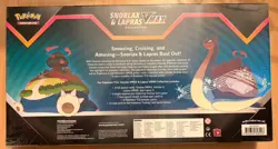 ✅ Authentic Pokemon TCG Sword & Shield Snorlax & Lapras VMAX Collection Box New - Image 2