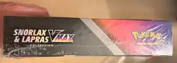 ✅ Authentic Pokemon TCG Sword & Shield Snorlax & Lapras VMAX Collection Box New - Image 3