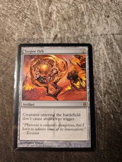 1x Single MTG Magic the Gathering Torpor Orb (162/181) New Phyrexia LP - Image 1