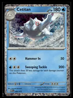 Cetitan 005/015 McDonald's Collection 2023 Promo holo Pokemon - Image 1