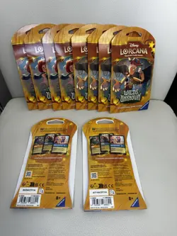 10 x Disney Lorcana TCG: Wilds Unknown Sleeved Pack Brand New Factory Seal - Image 2