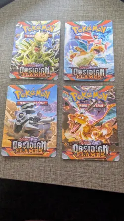 Pokemon TCG Trainer Tips Art Card Set SV Obsidian Flames - Image 1