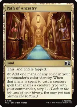 ~ Path of Ancestry ~ NM ~ Commander: Marvel Super Heroes ~ MTG ~ - Image 1