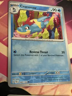 Croconaw - 040/162 Temporal Forces Reverse Holo 40/162 Pokemon Card - Image 1