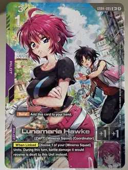 Lunamaria Hawke GD04-095 U+ Phantom Aria Gundam Card Game Near Mint - Image 3