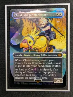 Cloud, Midgar Mercenary (Borderless) (Chocobo Track Foil) Final Fantasy Foil - Image 1
