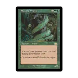 WOTC MtG Prophecy Mungha Wurm (R) (Foil) EX - Image 1