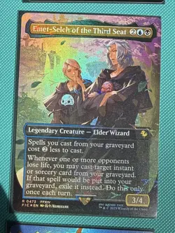 Mtg FIC Final Fantasy — Emet-Selch of the Third Seat — Track Foil—NM - Image 1