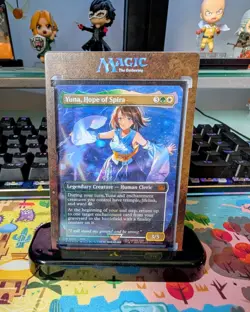 Magic the Gathering Final Fantasy FIN 571 Yuna, Hope of Spira Chocobo Track Foil - Image 1