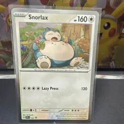 The Pokemon Company Pokemon TCG Snorlax 122 SV Scarlet & Violet Promo Holo (EN) - Image 1
