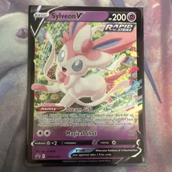 Pokemon TCG Sylveon V Rapid Strike Holo Promo SWSH202 - Image 1