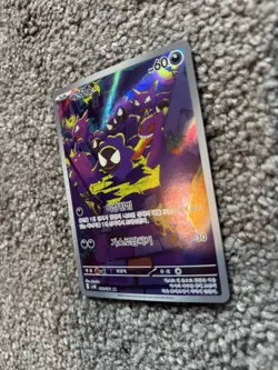 Pokemon Gastly Temporal Forces Illustration Rare Holo Pokemon TCG In Korean - Image 3