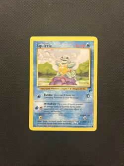 Squirtle 93/130 | Base Set 2 | Non Holo Pokemon Card MP - Image 1
