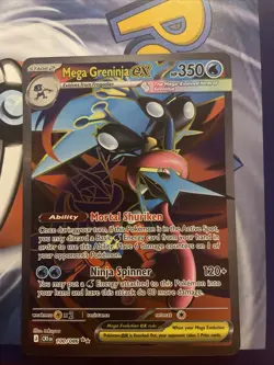 Mega Greninja ex 100/086 Me04: Chaos Rising Holo - Image 1
