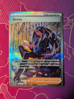 Geeta 226/197 - Scarlet & violet: Obsidian Flames - Pokemon card - rare - HOLO - Image 1
