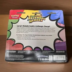 Pokemon Mega Evolution Ascended Heroes Komala Promo 2 Pack Hanger Sealed. - Image 3