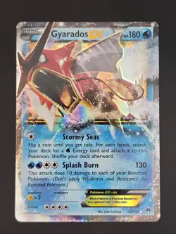 Gyarados EX 26/122 Holo EX Rare BREAKpoint Pokemon Holo Near Mint - Image 1